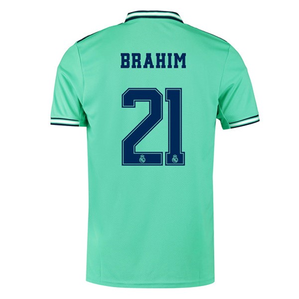 Camiseta Real Madrid NO.21 Brahim 3ª 2019/20 Verde
